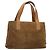 Céline Borsa a mano in tela Macadam CELINE in suede marrone e oro Auth BA2154 D'oro