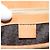Céline Borsa a mano in tela Macadam CELINE in suede marrone e oro Auth BA2154 D'oro - vista 14