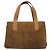Céline Borsa a mano in tela Macadam CELINE in suede marrone e oro Auth BA2154 D'oro - vista 2