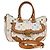 LOUIS VUITTON Bolsa Rita 2way Monograma Multicolor Branco M40125 LV Auth 125339V