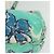 Borsa Tote CHANEL in nylon verde argento CC Auth bs24762 - vista 11