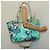 Borsa Tote CHANEL in nylon verde argento CC Auth bs24762 - vista 21