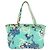 Borsa Tote CHANEL in nylon verde argento CC Auth bs24762 - vista 3