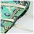 Borsa Tote CHANEL in nylon verde argento CC Auth bs24762 - vista 6