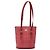 Borsa a Spalla Nova Check Burberry Canvas Rossa Auth 121545 Rosso - vista 2
