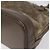 LOUIS VUITTON Borsa a Mano Little Alma in Satin Monogram Grigio M92147 LV Auth MY080 Marrone - vista 10