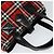Autre Marque Borsa a mano in nylon Burberrys Nova Check Blue Label Rossa Argento Auth 120591 Rosso - vista 6