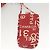 CHANEL Bicy line Tote Bag aus Canvas mit roter Kette CC Auth bs25552 - Ansicht 22