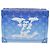 LOUIS VUITTON Borsa a Spalla Soft Trunk Monogram Clouds Blu M45430 LV Auth 42826SM Bianco - vista 13