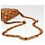 LOUIS VUITTON Borsa a Spalla Frances in Rete Monogram Sequin M92287 LV Auth 44524SM Bronzo - vista 6