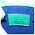 LOUIS VUITTON Borsa Sac Plat XS Monogram Taurillon Illusion M81221 LV Auth 47623SM Blu Verde - vista 10