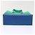 LOUIS VUITTON Borsa Sac Plat XS Monogram Taurillon Illusion M81221 LV Auth 47623SM Blu Verde - vista 5