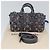 LOUIS VUITTON Monogram Felt Keepall XS Borsa a mano Grigia M80821 LV Auth 86001SM Marrone - vista 12