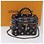 LOUIS VUITTON Monogram Game On Vanity PM Borsa a Mano Nera M57482 LV Auth 89082SM Nero - vista 12