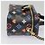 LOUIS VUITTON Monogram Game On Vanity PM Borsa a Mano Nera M57482 LV Auth 89082SM Nero - vista 3
