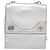 Borsa a mano in pelle PRADA con catena 2 in 1 Argento Auth BD055AV - vista 13