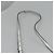 Borsa a mano in pelle PRADA con catena 2 in 1 Argento Auth BD055AV - vista 15