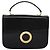 Céline Borsa a mano CELINE in pelle nera e oro Auth BD058V Nero D'oro - vista 13