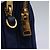 Borsa a Spalla PRADA in Nylon Blu Oro Auth KD114V D'oro - vista 20