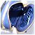 Borsa a Spalla PRADA in Nylon Blu Oro Auth KD114V D'oro - vista 22
