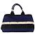 PRADA Canapa GM Borsa a mano in tela blu oro Auth EC334 D'oro - vista 13