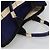 PRADA Canapa GM Borsa a mano in tela blu oro Auth EC334 D'oro - vista 6
