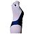 Alessandra Rich Lurex Halter Badeanzug Navy Blau Marineblau - Ansicht 4