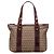 Fendi Zucchino Canvas Tote in Beige