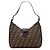 Fendi Braune Zucca Canvas Schultertasche