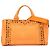 Prada Orange Canvas Canapa Bijoux Handtasche