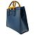Borsa Tote Media Gucci Diana Blu - vista 2