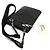 Borsa a Spalla Jimmy Choo Kimi Messenger RCX Nero - vista 2