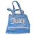 Juicy Couture Iris Velvet L Shopper Polyester Azzurro Chiaro Rosa Blu