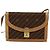 GUCCI Schultertasche aus Canvas Leder Braun Gold Auth ep9840 Golden - Ansicht 13
