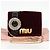 Borsa a Spalla Miu Miu Matelassé Bijoux Velluto Rosso Vino Oro Auth 118941M D'oro Bordò - vista 12