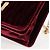 Borsa a Spalla Miu Miu Matelassé Bijoux Velluto Rosso Vino Oro Auth 118941M D'oro Bordò - vista 16