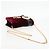 Borsa a Spalla Miu Miu Matelassé Bijoux Velluto Rosso Vino Oro Auth 118941M D'oro Bordò - vista 7