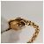 Collana in metallo CHANEL COCO Mark dorata CC Auth BA2608 D'oro - vista 11