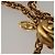 Collana in metallo CHANEL COCO Mark dorata CC Auth BA2608 D'oro - vista 20