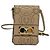 Borsa a Spalla Gancini in Pelle Beige Oro Auth 131785 di Salvatore Ferragamo - vista 13