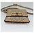 Borsa a Spalla Gancini in Pelle Beige Oro Auth 131785 di Salvatore Ferragamo - vista 5