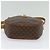 Céline Borsa a Spalla in Tela Macadam CELINE in Pelle PVC Marrone Oro Auth gh248 D'oro - vista 5