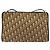Borsa a Spalla in Tela Trotter Christian Dior Marrone Auth 131559 - vista 2