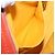 Borsa a mano in pelle arancione e argento Salvatore Ferragamo Auth gh313 - vista 21