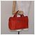 Borsa a mano in pelle arancione e argento Salvatore Ferragamo Auth gh313 - vista 23