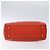 Borsa a mano in pelle arancione e argento Salvatore Ferragamo Auth gh313 - vista 5