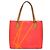 LOUIS VUITTON Borsa a Mano Houston Monogram Vernis Fluo Arancione M91935 Auth 131452 Rosa - vista 2