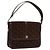 Borsa a Spalla GIVENCHY in Camoscio Marrone Oro Auth bs27977 D'oro