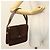 Borsa a Spalla GIVENCHY in Camoscio Marrone Oro Auth bs27977 D'oro - vista 25