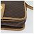 Céline Borsa a Spalla in Tela Macadam CELINE in Pelle PVC Marrone Oro Auth 131727 D'oro - vista 14